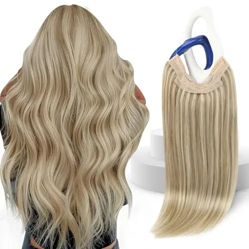 Sunny Hair golden blonde with highlights wire hair extensions