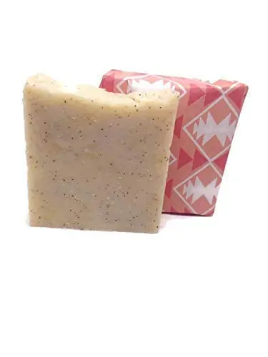 Bear Natural Organics Shea Butter Apricot Scrub soap bar