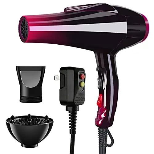 SOMOYA 3500W professional hair dryer with blue light technology