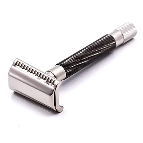Parker Semi-Slant Safety Razor with graphite finish