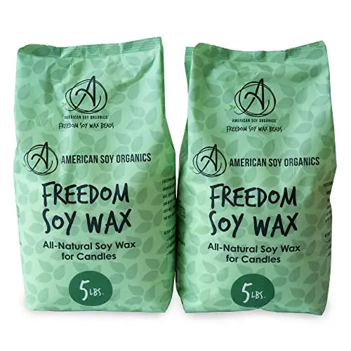 American Soy Organics soy wax beads in bag