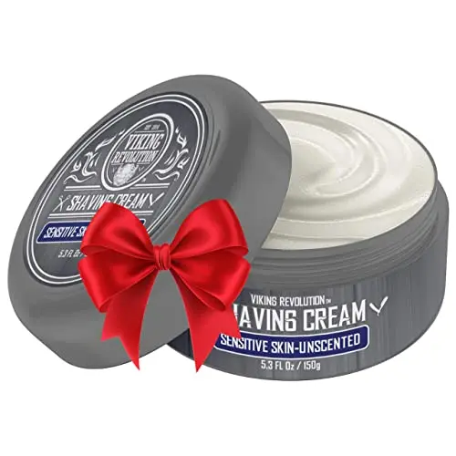 Viking Revolution Luxury Shaving Cream for sensitive skin tub