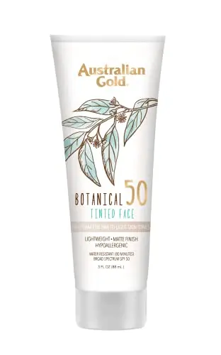 Australian Gold Botanical Tinted Face Sunscreen tube