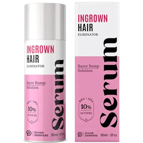 Divine Derriere Razor Bump Stopper roll-on bottle for ingrown hair treatment