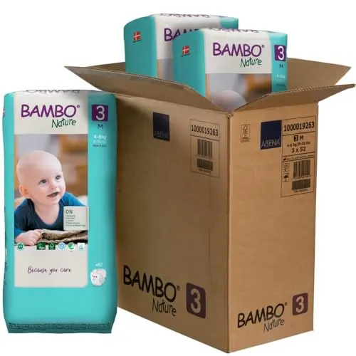 Bambo Nature Hypoallergenic Baby Diapers