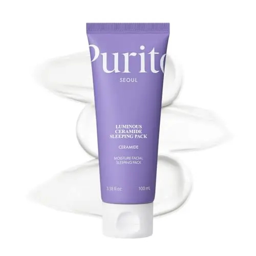 PURITO Luminous Ceramide Sleeping Pack overnight recovery cream