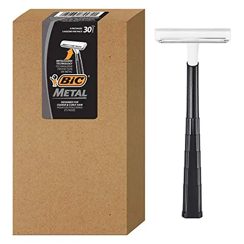 BIC Metal disposable razor 30-count pack for men