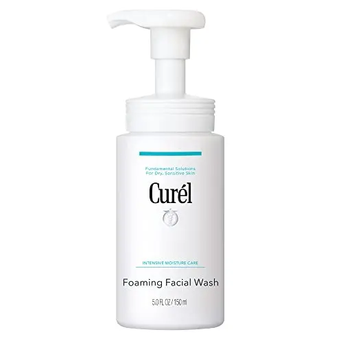 Curel Foaming Daily Face Wash pump bottle