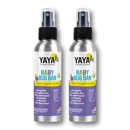 YAYA ORGANICS Baby Bug BAN natural repellent spray two-pack