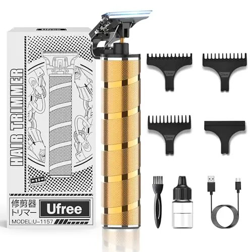 Ufree T-blade precision trimmer for sharp hair and beard line-ups