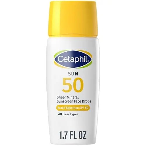 Cetaphil Sheer Mineral Liquid Sunscreen for Face SPF 50