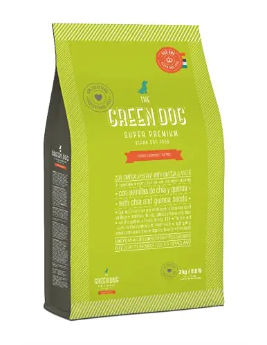 The Green Dog Super Premium Vegan Dry Dog Food for Puppies bag