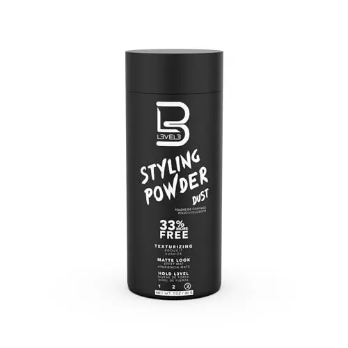 L3 Level 3 men's styling powder for adding volume