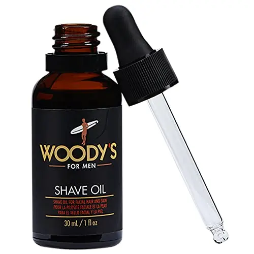 Woody's Shave Oil for Men bottle