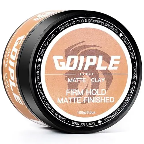 Goiple Care hair styling clay in a black jar