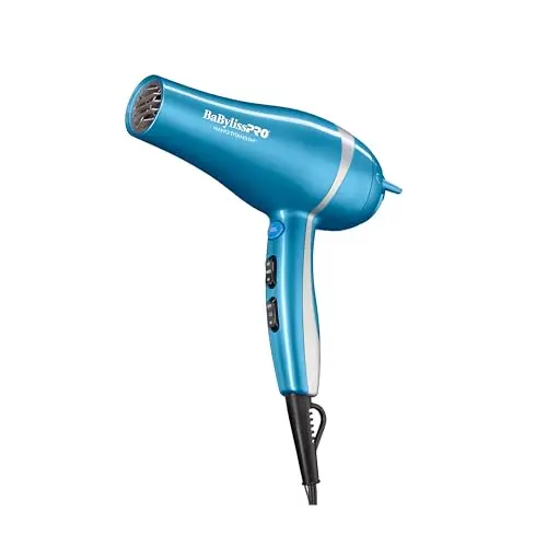 BaBylissPRO Nano Titanium blue professional hair dryer