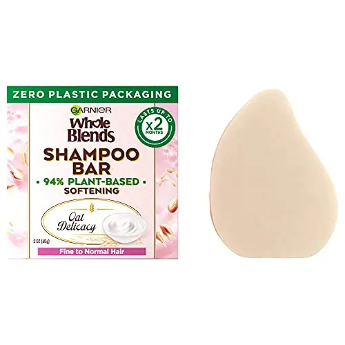 Garnier Whole Blends Softening Shampoo Bar for Fine to Normal Hair