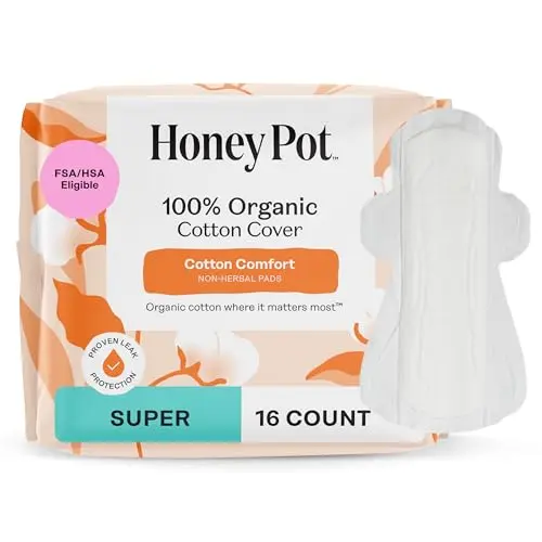 The Honey Pot Company Non-Herbal Super Pads with Wings