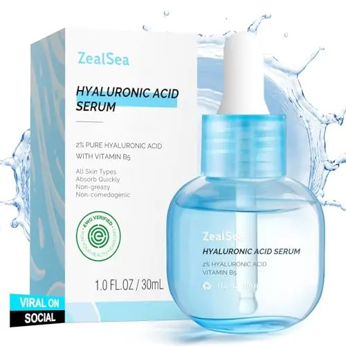 ZealSea Hyaluronic Acid Serum for Face bottle