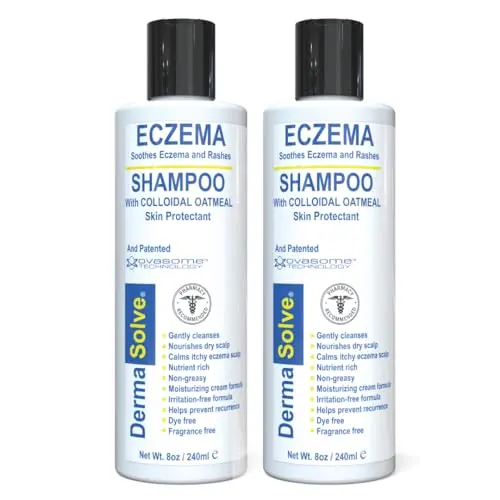 Dermasolve Eczema Relief Shampoo 2-pack for dry, itchy scalp