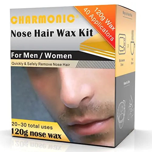 Charmonic nose wax kit with 120 grams of wax and applicators