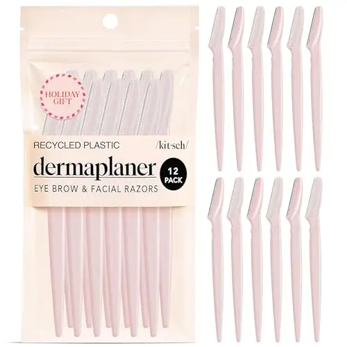Kitsch Dermaplane Razor for Women Face in Blush