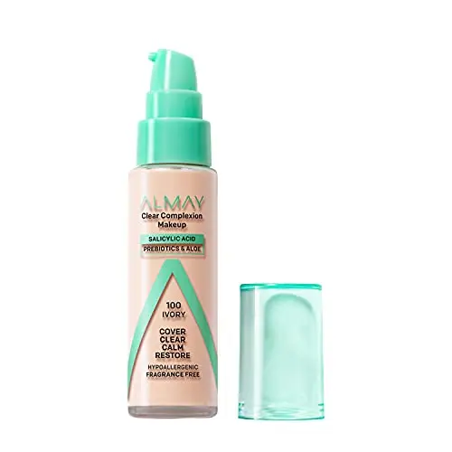 Almay Clear Complexion Foundation in 100 Ivory shade