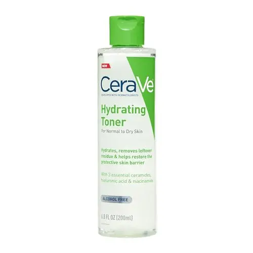 CeraVe Hydrating Toner bottle with blue label