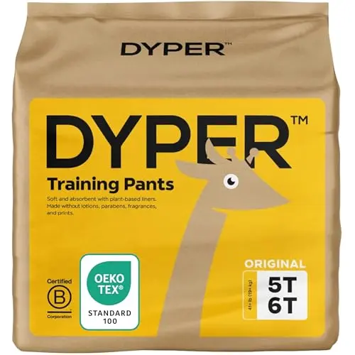 DYPER plant-based training pants for sensitive skin