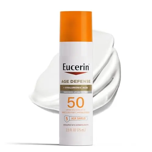 Eucerin Sun Age Defense SPF 50 Face Sunscreen Lotion bottle