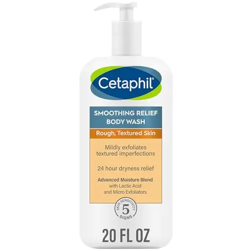 Cetaphil Smoothing Relief Exfoliating Body Wash bottle