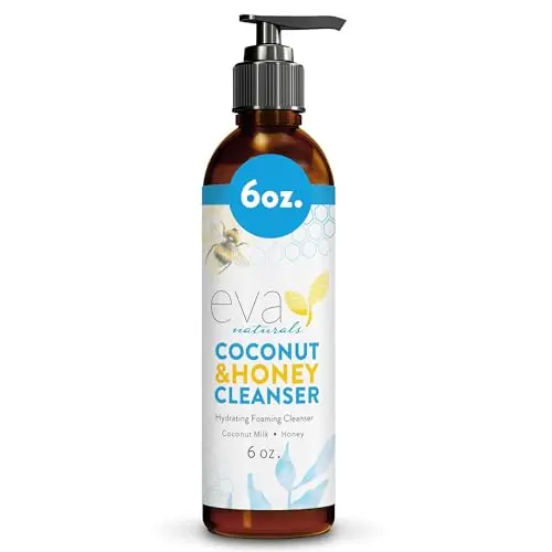 Eva Naturals Coconut & Honey Foaming Face Wash bottle