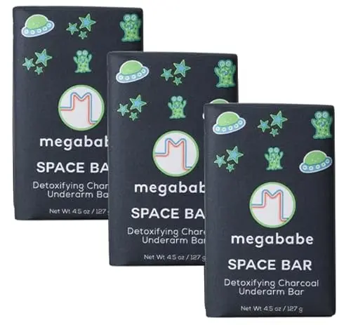 Megababe Space Bar Underarm Detox Soap 3-pack