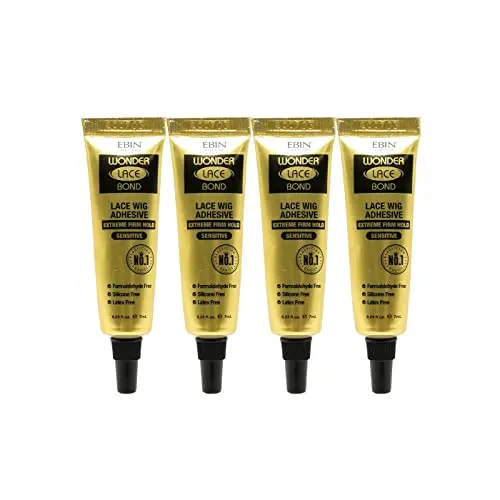EBIN NEW YORK Wonder Lace Bond glue tubes in a 4-pack