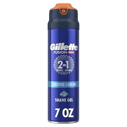 Gillette PRO Shaving Gel For Men Cools To Soothe Skin