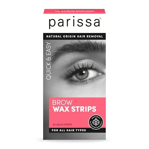 Parissa Natural Fragrance-Free Eyebrow Wax Strips