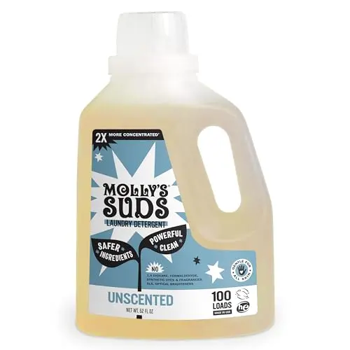 Molly's Suds Unscented Liquid Laundry Detergent bottle
