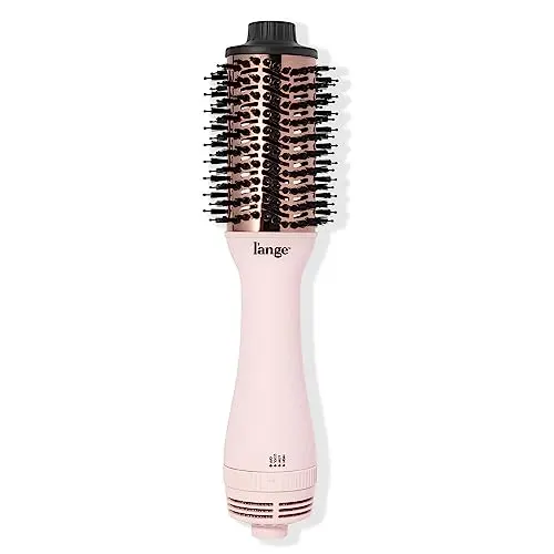 L'ANGE HAIR Le Volume blush pink titanium blow dryer brush