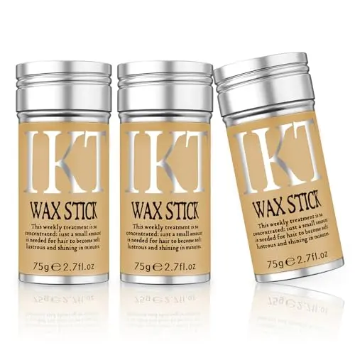 SOVONCARE three-pack of hair wax sticks in clear packaging