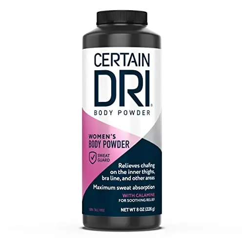 Certain Dri Women's Talc-Free Body Powder bottle