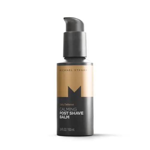 Calming Post Shave Balm by Michael Strahan in recyclable aluminum tube