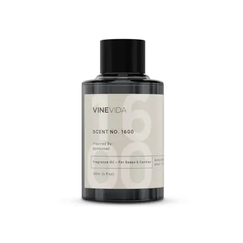 VINEVIDA Natural Fragrance Oil for Candle Making in a bottle
