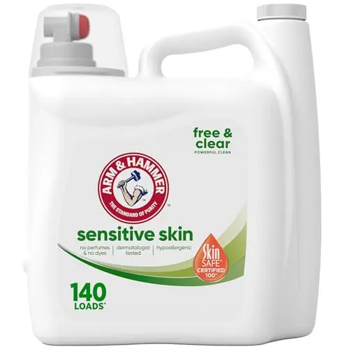 ARM & HAMMER Sensitive Skin Free & Clear Liquid Laundry Detergent large bottle