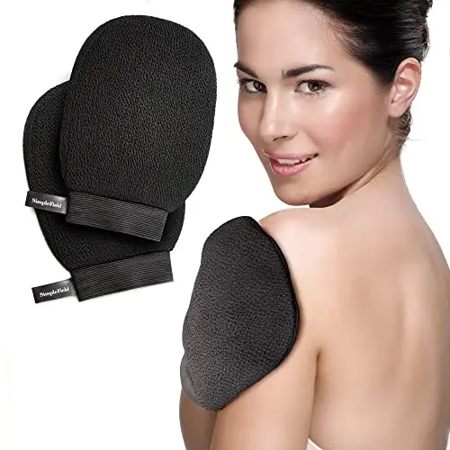 SimpleField 2-Pack Korean Exfoliating Mitts
