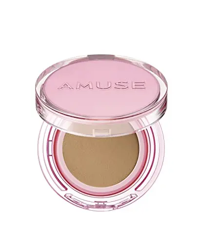 AMUSE Seoul Dew Power Vegan Cushion Foundation compact in Tan shade