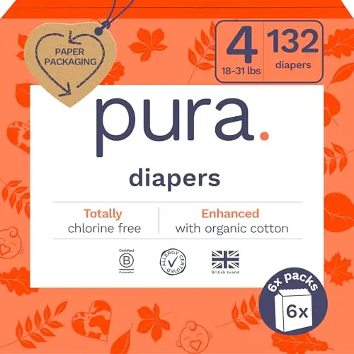Pura Sensitive Skin Baby Diapers