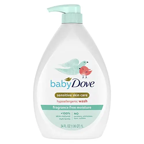 Baby Dove Sensitive Skin Care Baby Wash large pump bottle