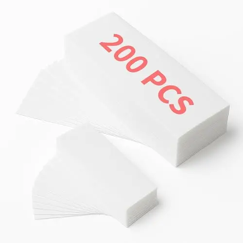 Amira Beauty 200-count blank non-woven wax strips for DIY waxing