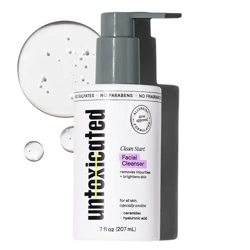 Untoxicated Gentle Hydrating Face Wash bottle for sensitive skin