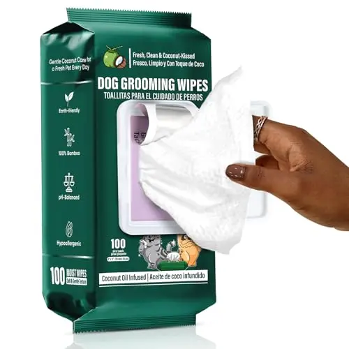 ATIFBOP Hypoallergenic Coconut dog grooming wipes